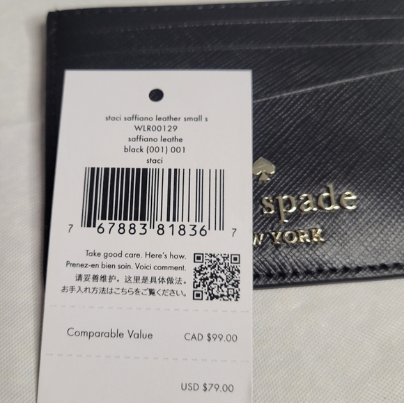 Kate Spade Staci Small Slim Card Holder NWT - Picture 3 of 3